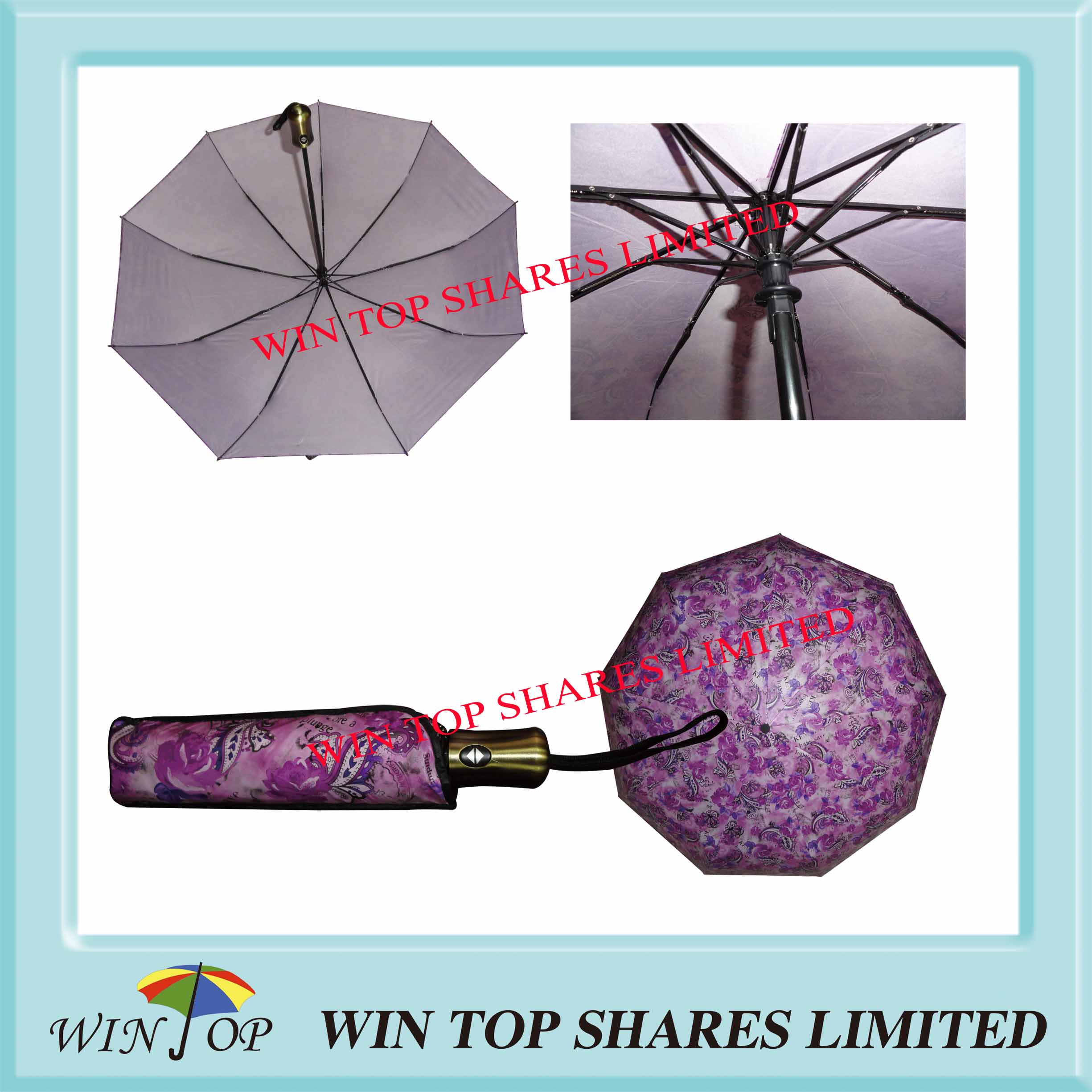 Super Luxury Full Auto Folding Umbrella