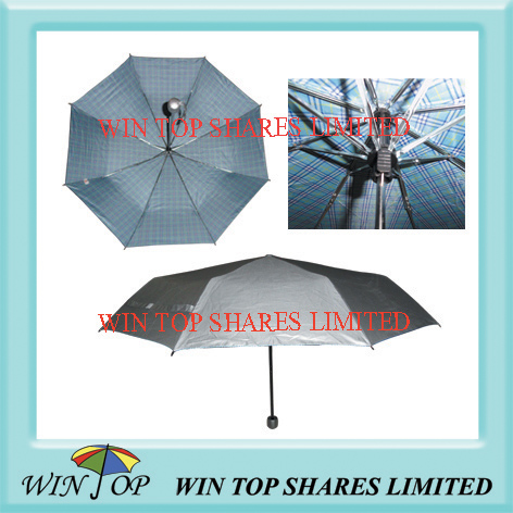 UV proof 3 fold check umbrella